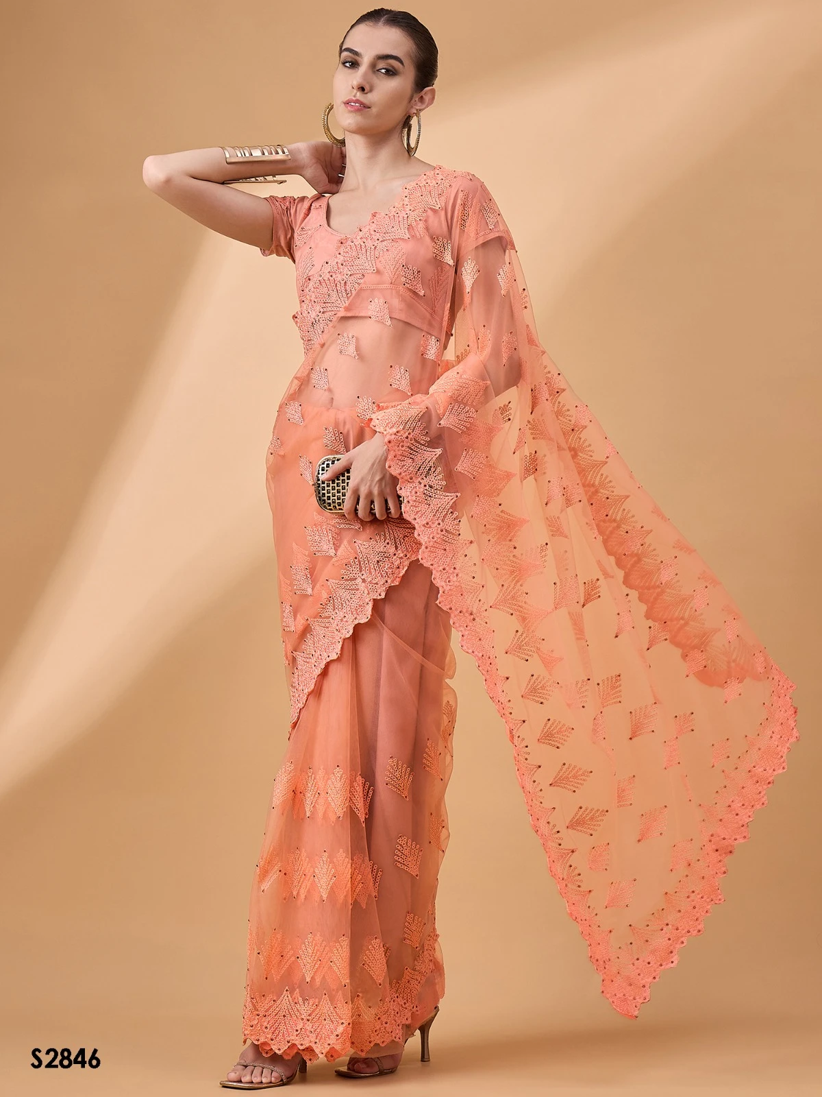 Mahotsav Radha Vol 02 Net Wholesale Fancy Sarees Catalog — Wholesale Sarees, Mahotsav wholesale from Surat — view 3